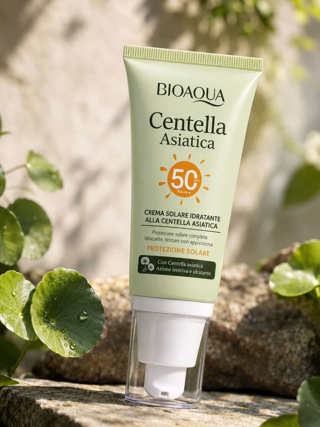 Crema protezione 50 alla Centella Asiatica