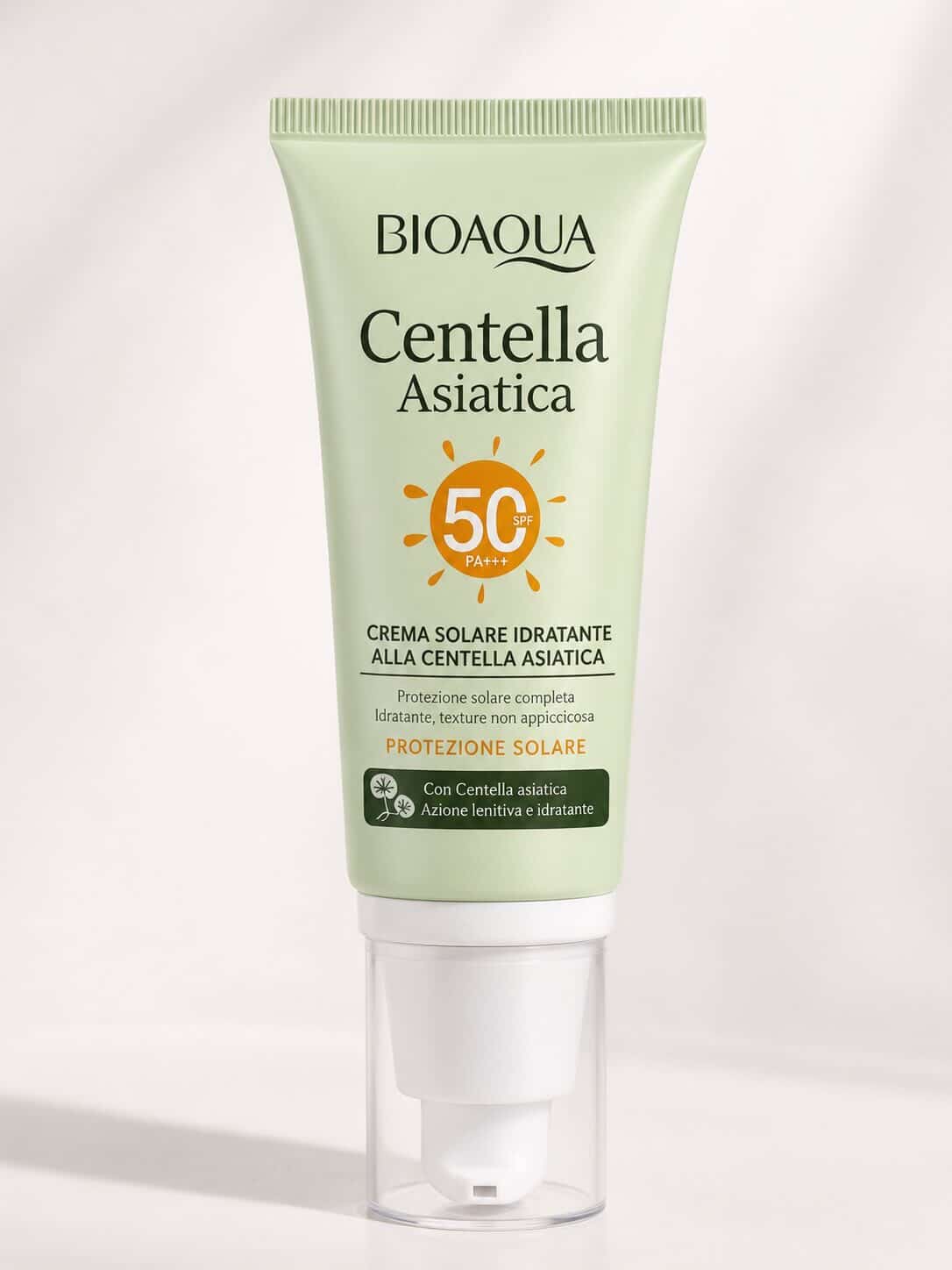 Crema protezione 50 alla Centella Asiatica